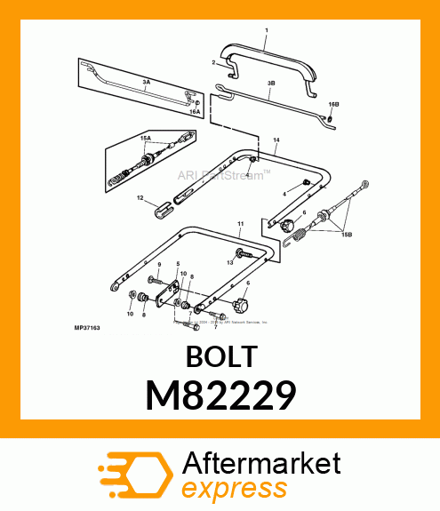 BOLT, HANDLE M82229