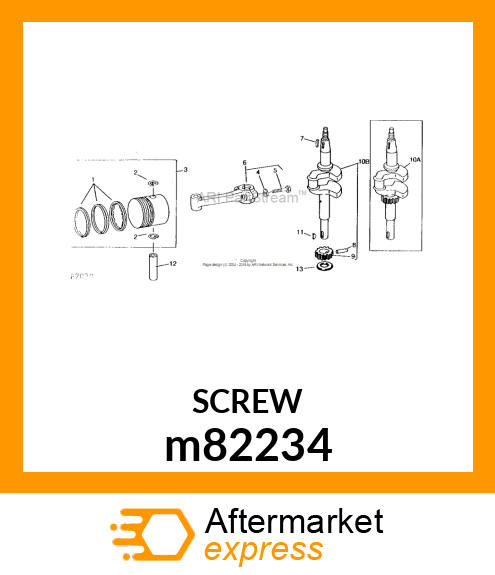 SCREW, CONNECTING ROD (2/PKG) m82234