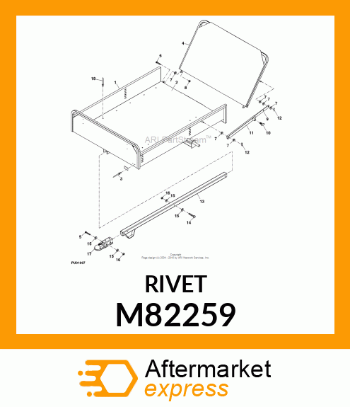 RIVET, POP .187 X .325 M82259