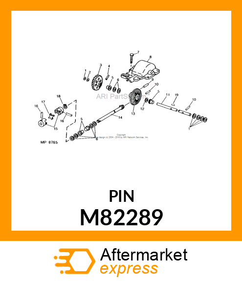 PIN, SPIRAL .188 X 1.25 M82289