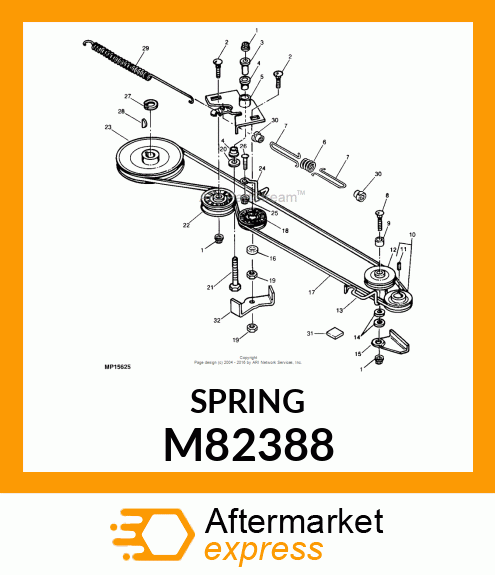 SPRING, COMPRESSION M82388