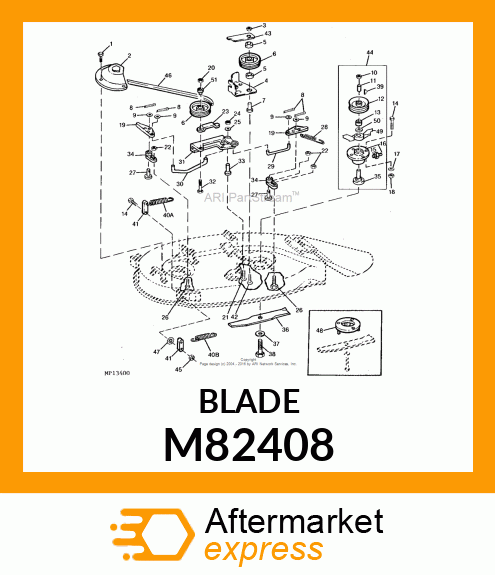 BLADE, LOW LIFT MOWER M82408