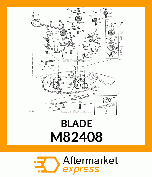 BLADE, LOW LIFT MOWER M82408