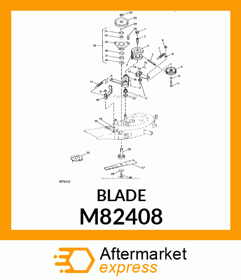 BLADE, LOW LIFT MOWER M82408