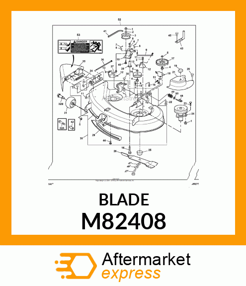 BLADE, LOW LIFT MOWER M82408