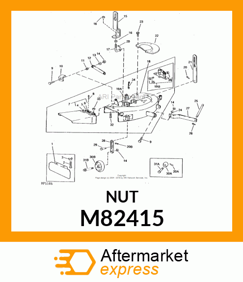 ADJUSTER, DRAFT ARM M82415