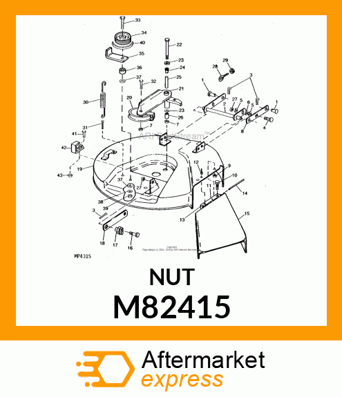 ADJUSTER, DRAFT ARM M82415