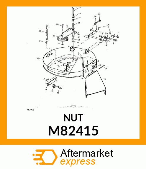 ADJUSTER, DRAFT ARM M82415