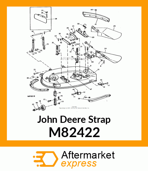 ARM, REAR DRAFT M82422