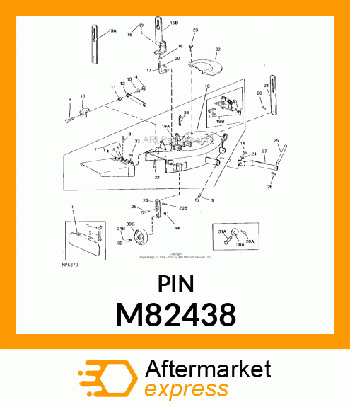 PIN, FRONT DRAFT M82438