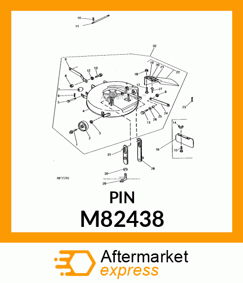 PIN, FRONT DRAFT M82438