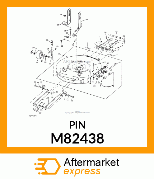 PIN, FRONT DRAFT M82438