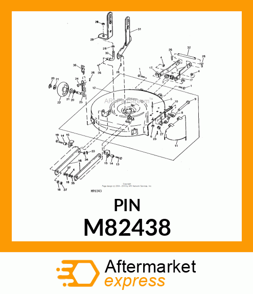 PIN, FRONT DRAFT M82438