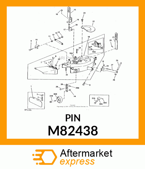 PIN, FRONT DRAFT M82438