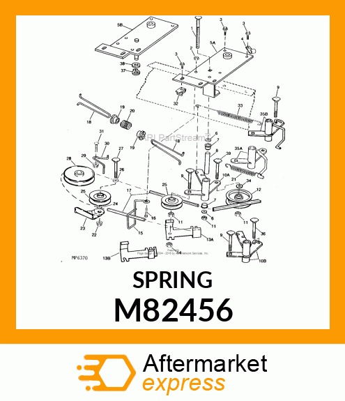 MAIN TRACTION CLUTCH SPRING M82456