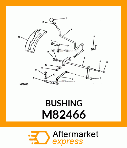 BUSHING, SHIFT LINKAGE M82466