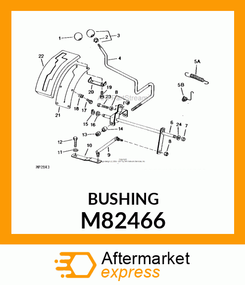 BUSHING, SHIFT LINKAGE M82466