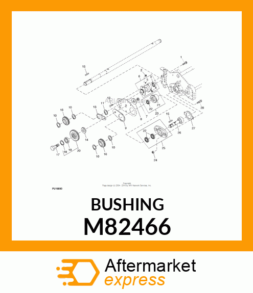 BUSHING, SHIFT LINKAGE M82466