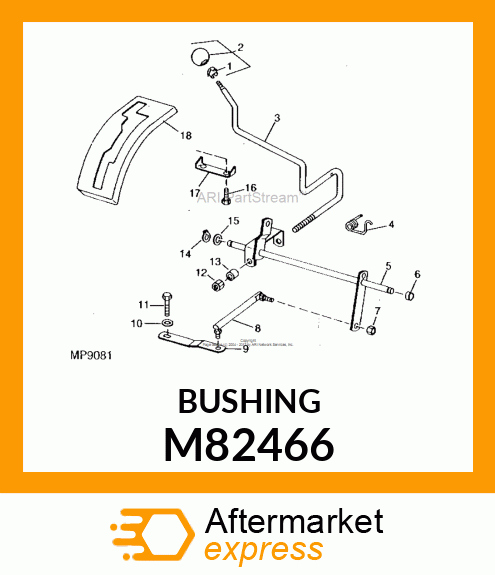 BUSHING, SHIFT LINKAGE M82466