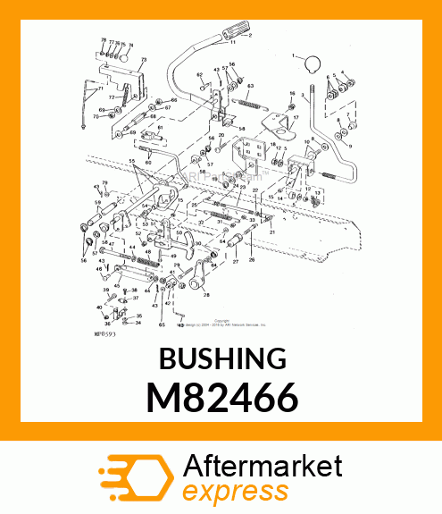 BUSHING, SHIFT LINKAGE M82466