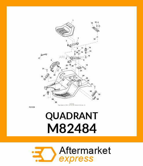 Quadrant M82484