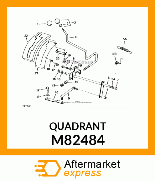 Quadrant M82484