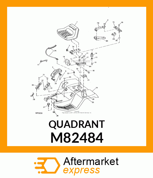 Quadrant M82484