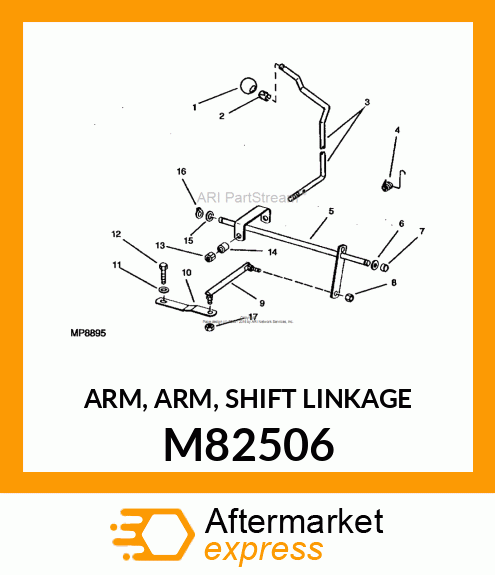 ARM, ARM, SHIFT LINKAGE M82506