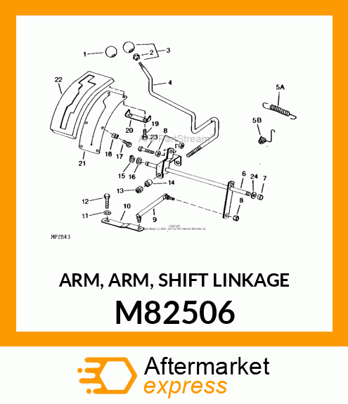 ARM, ARM, SHIFT LINKAGE M82506