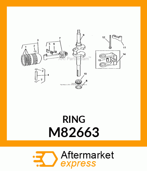 Lock - LOCK, PISTON PIN M82663