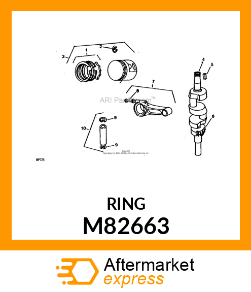 Lock - LOCK, PISTON PIN M82663