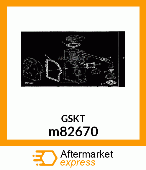 GASKET, INTAKE m82670