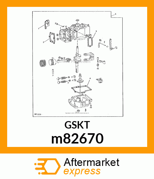 GASKET, INTAKE m82670