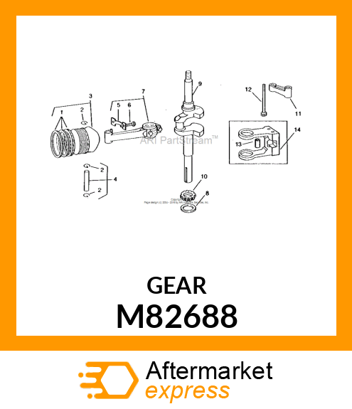 Gear - TIMING GEAR - PUR M82688