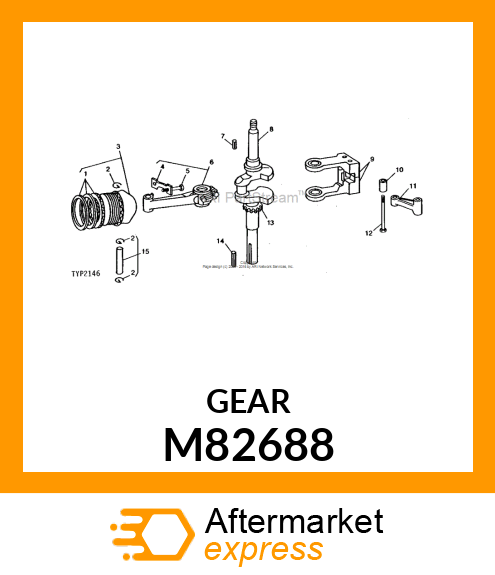 Gear - TIMING GEAR - PUR M82688