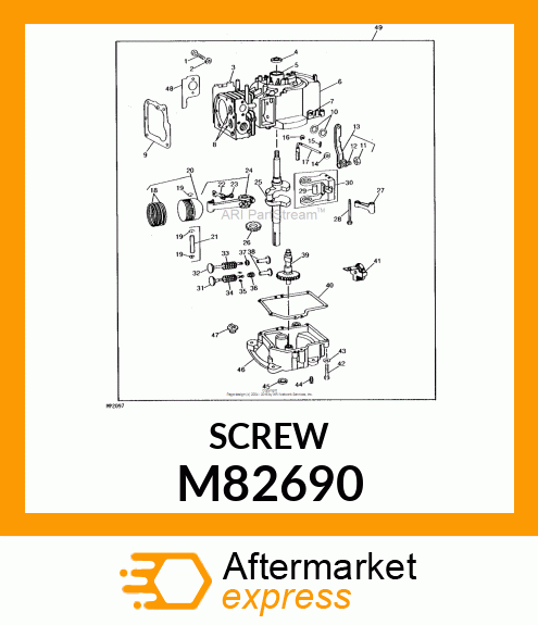 Screw - COUNTERWEIGHT SCREW - PUR M82690