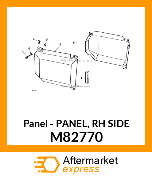 Panel - PANEL, RH SIDE M82770