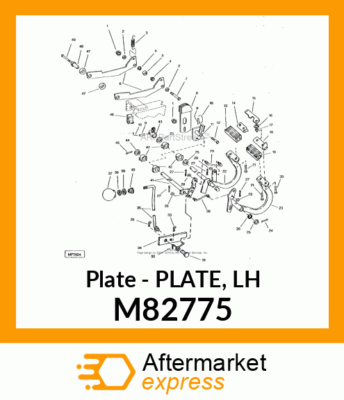 Plate - PLATE, LH M82775