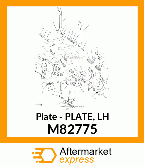 Plate - PLATE, LH M82775