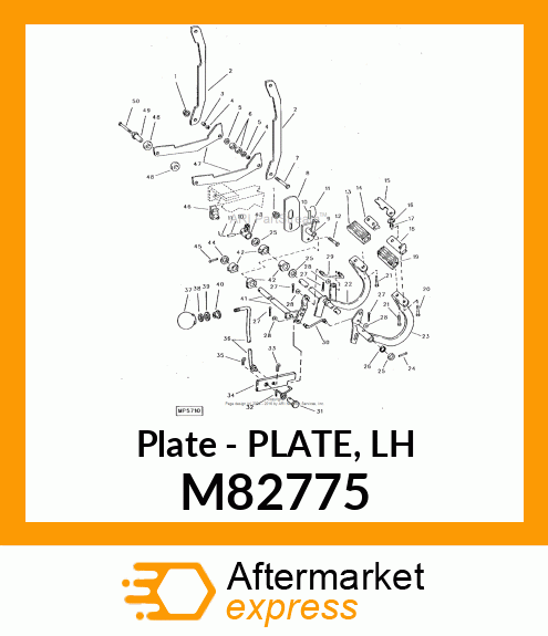 Plate - PLATE, LH M82775