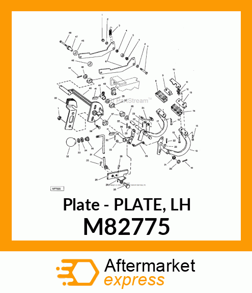 Plate - PLATE, LH M82775