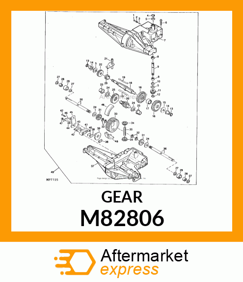 15T SPUR GEAR M82806