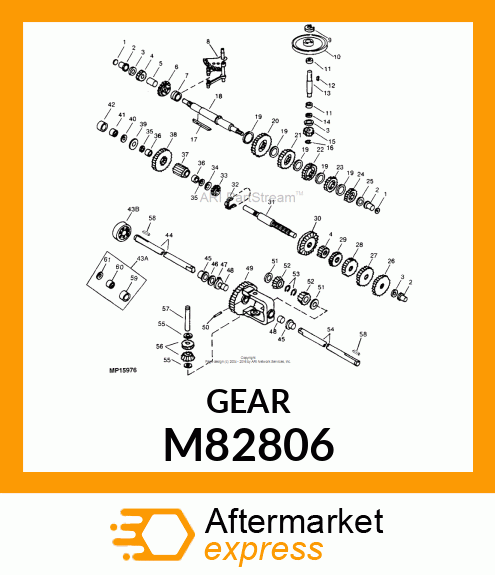 15T SPUR GEAR M82806