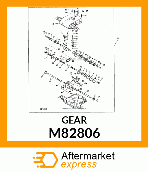 15T SPUR GEAR M82806