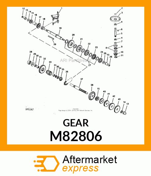 15T SPUR GEAR M82806