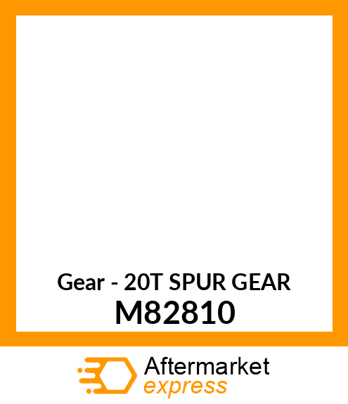 Gear - 20T SPUR GEAR M82810