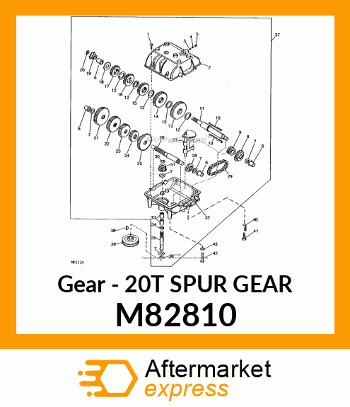 Gear - 20T SPUR GEAR M82810