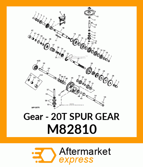 Gear - 20T SPUR GEAR M82810