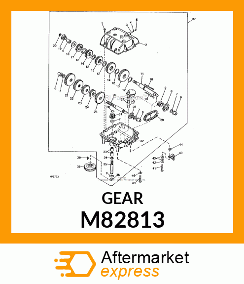 Gear - 22T SPUR GEAR M82813