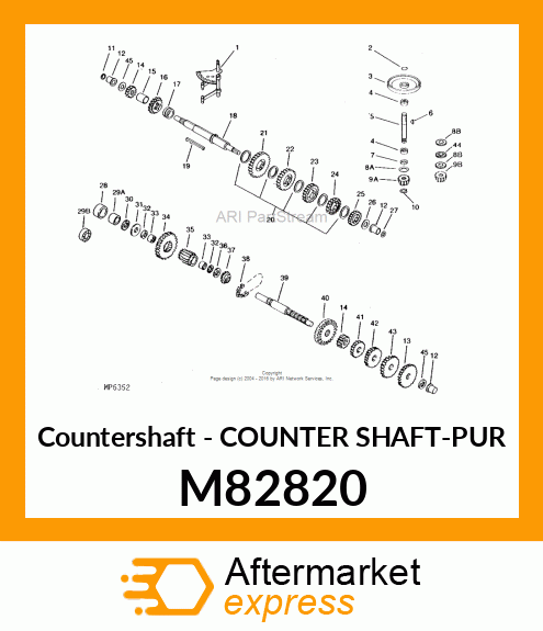 Countershaft M82820